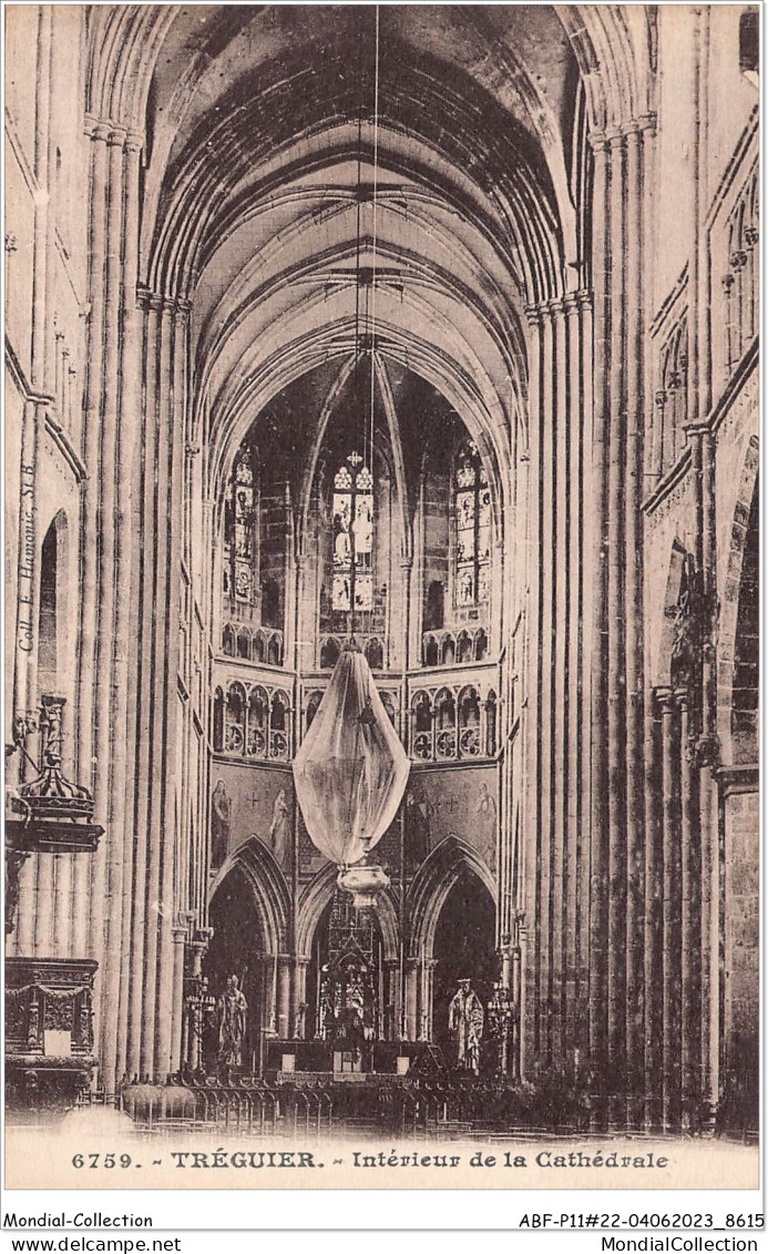 ABFP11-22-1014 - TREGUIER - Interieur De La Cathedrale  - Tréguier