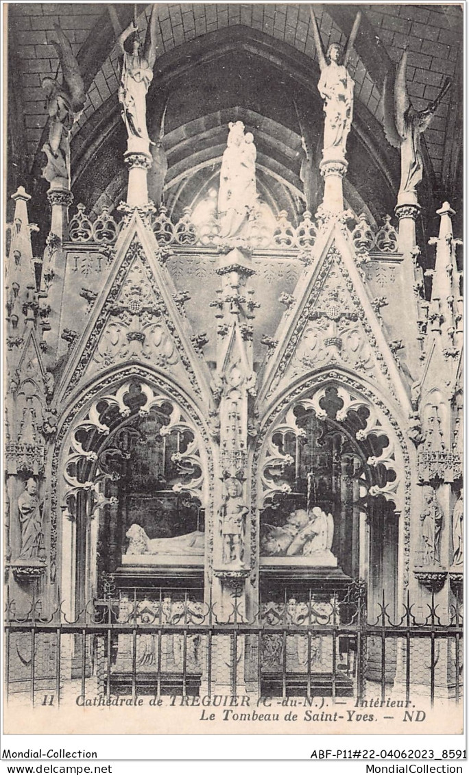 ABFP11-22-1002 - TREGUIER - Cathedrale -Interieur -Le Tombeau De Saint Yves  - Tréguier