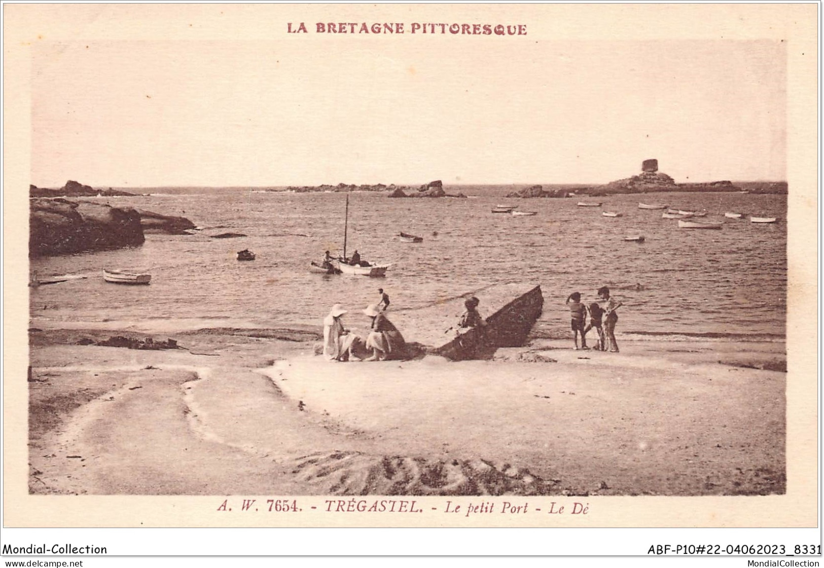 ABFP10-22-0872 - TREGASTEL - Le Petit Port -Le De - Trégastel