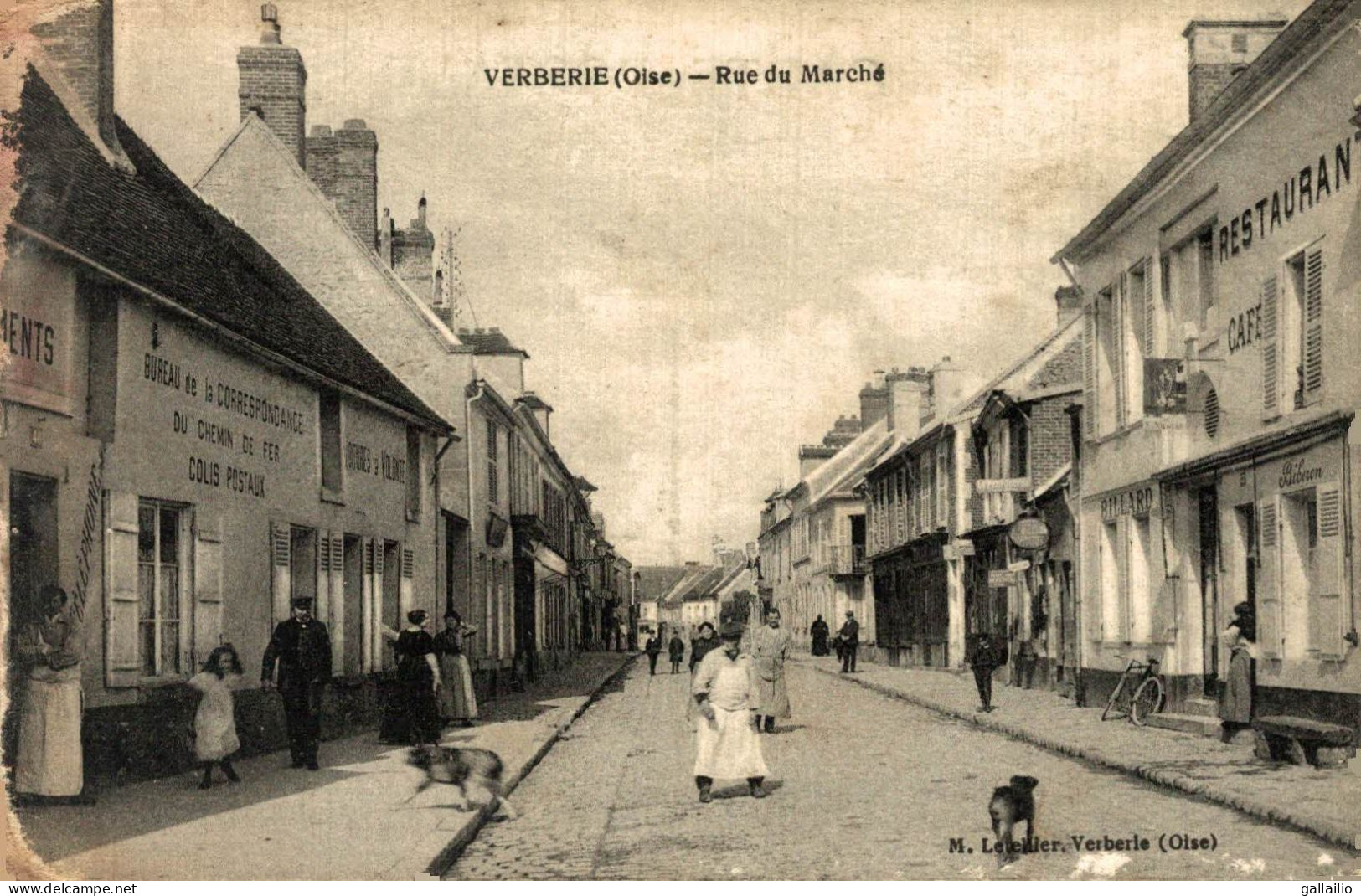 VERBERIE RUE DU MARCHE - Verberie