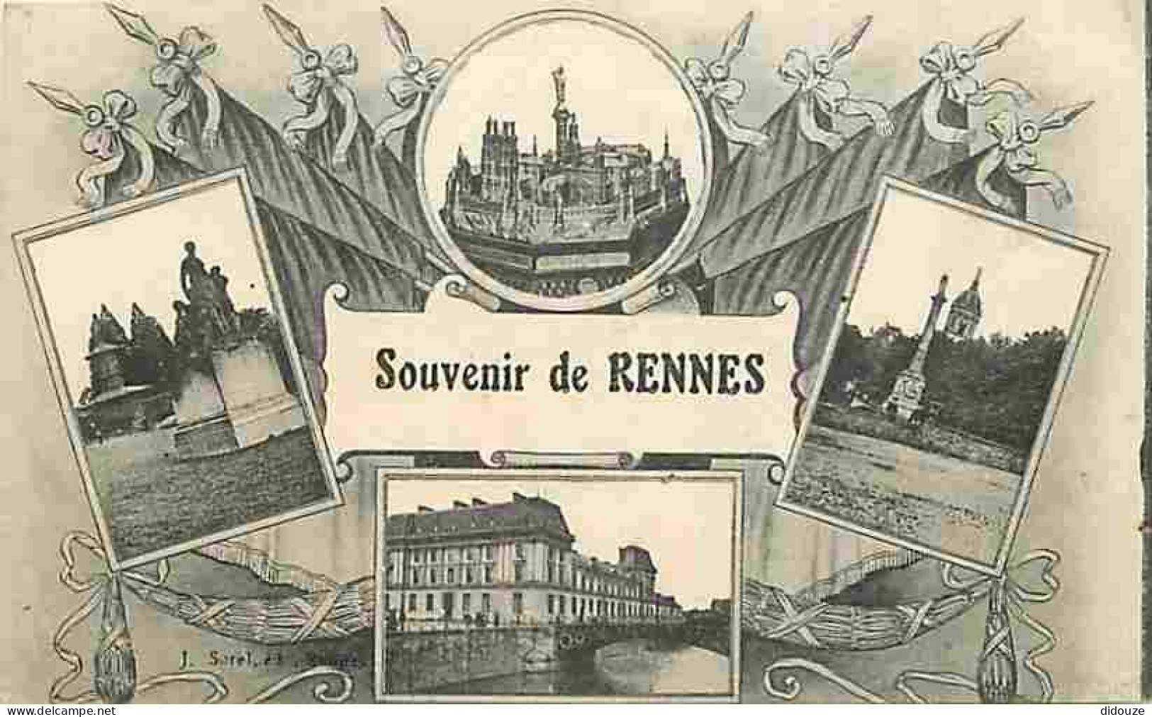 35 - Rennes - Souvenir De Rennes - Multivues - CPA - Voir Scans Recto-Verso - Rennes