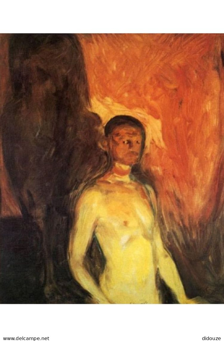 Art - Peinture - Edvard Munch - L'enfer - Autoportrait - CPM - Carte Neuve - Voir Scans Recto-Verso - Peintures & Tableaux