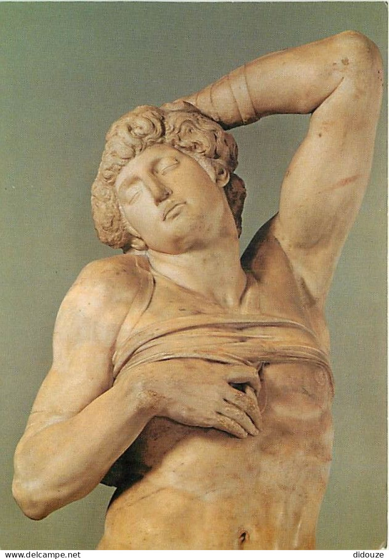 Art - Sculpture - Mictiei-Ange - Michelangelo - Esclave Mourant - Statue Destinée Au Tonnbeau Du Pape Jules II - Musée D - Sculptures