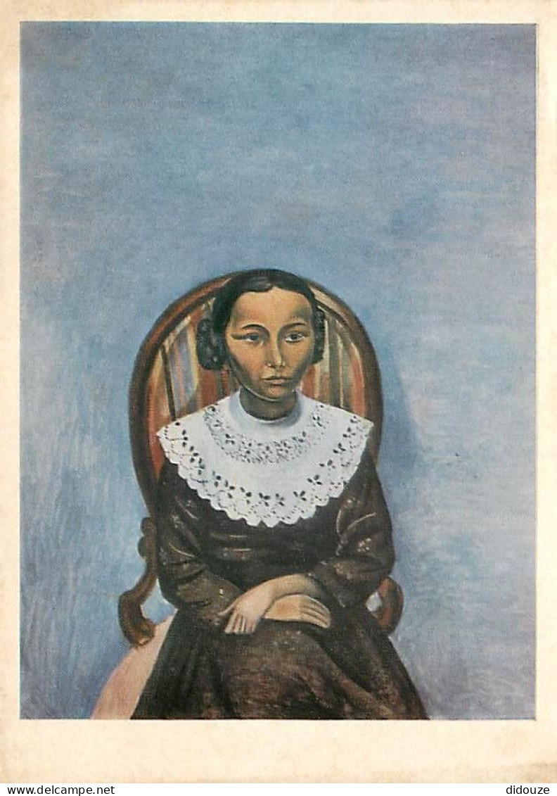 Art - Peinture - André Derain - Portrait Of A Girl In Black - CPM - Voir Scans Recto-Verso - Malerei & Gemälde
