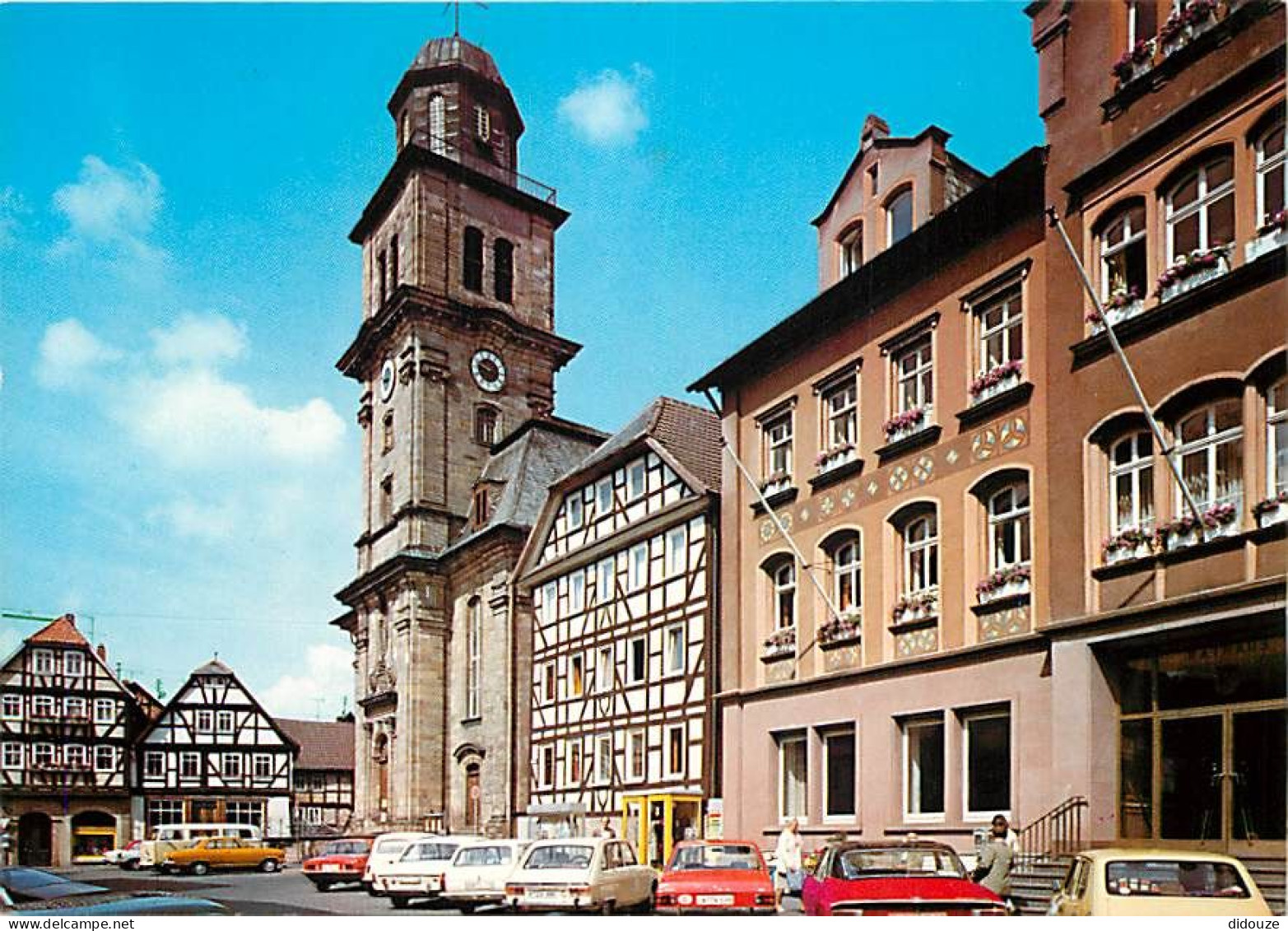 Automobiles - Allemagne - Deutschland - Lauterbach Im Vogelsberg - Luftkurort - Marktplatz - Carte Neuve - CPM - Voir Sc - Voitures De Tourisme