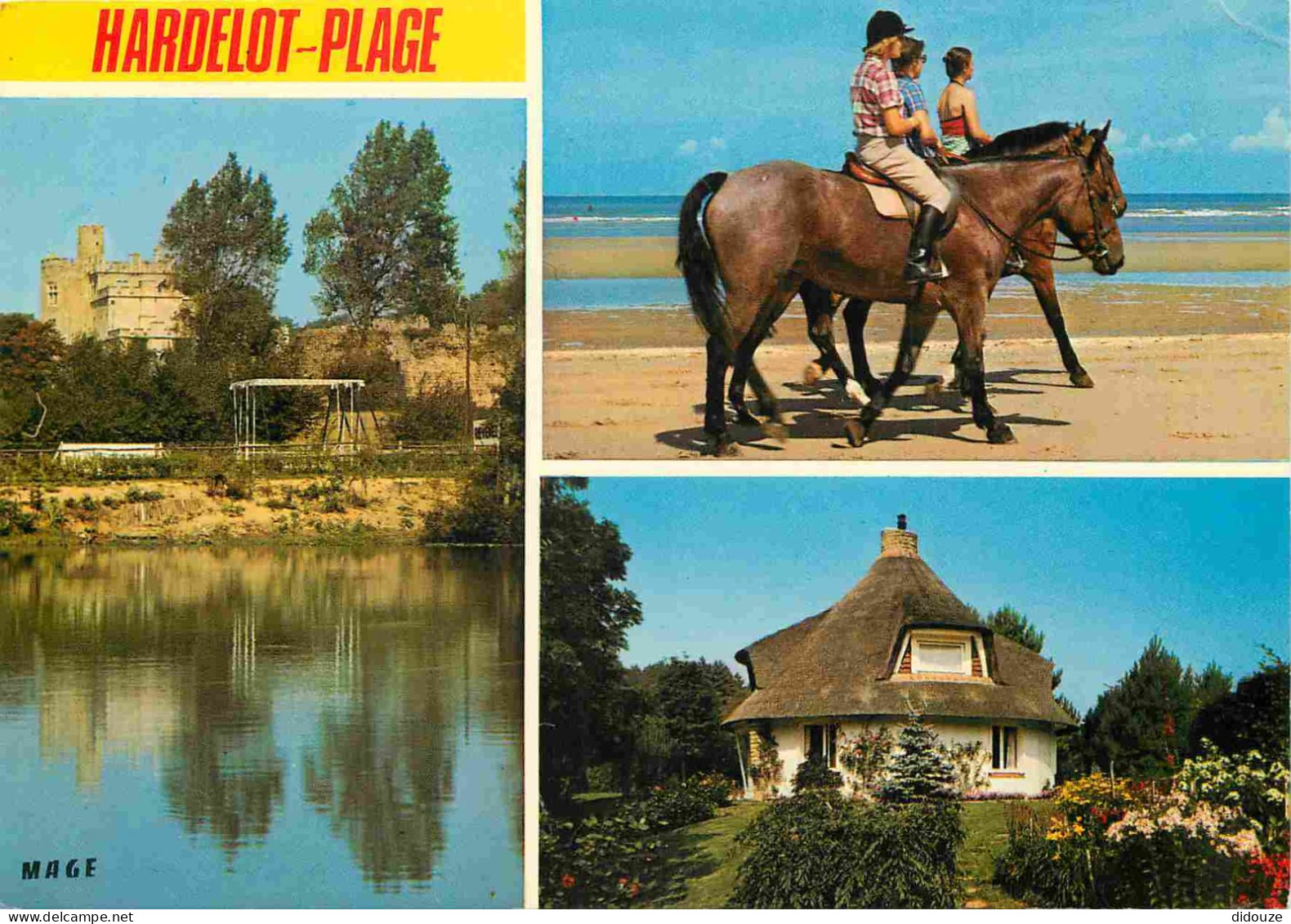 62 - Hardelot - Multivues - Chevaux - CPM - Voir Scans Recto-Verso - Autres & Non Classés