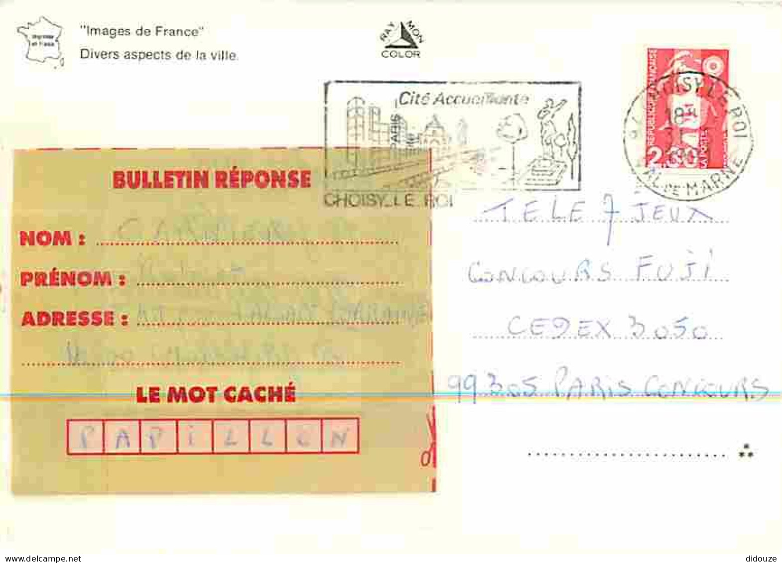 94 - Choisy Le Roi - Multivues - Automobiles - Fleurs - Flamme Postale De Choisy Le Roi - CPM - Voir Scans Recto-Verso - Choisy Le Roi