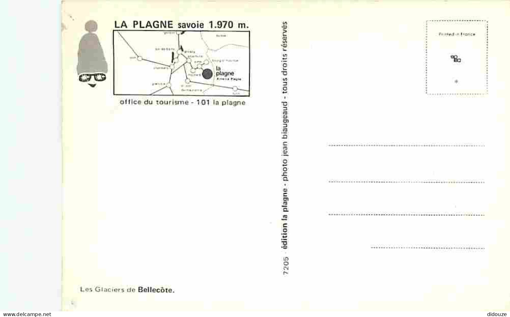 73 - La Plagne - Les Glaciers De Bellecote - CPM - Voir Scans Recto-Verso - Other & Unclassified