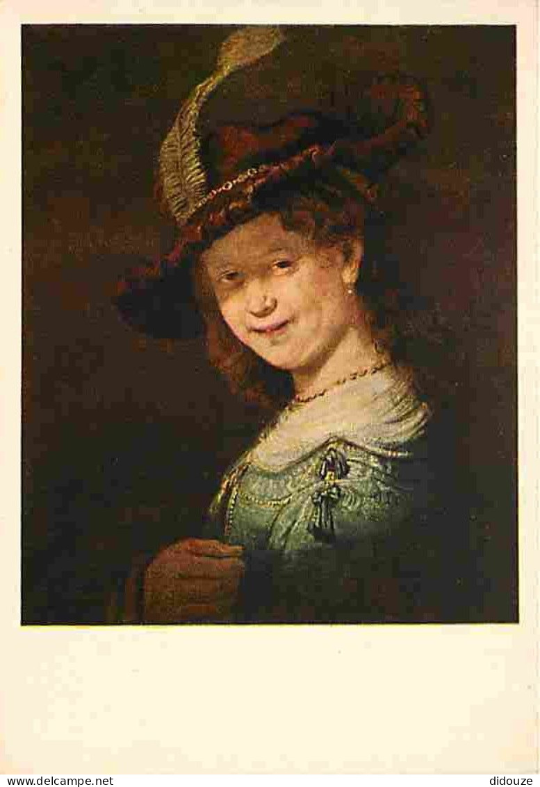 Art - Peinture - Rembrandt Harmensz Van Rijn - Saskia - Carte Neuve - CPM - Voir Scans Recto-Verso - Schilderijen