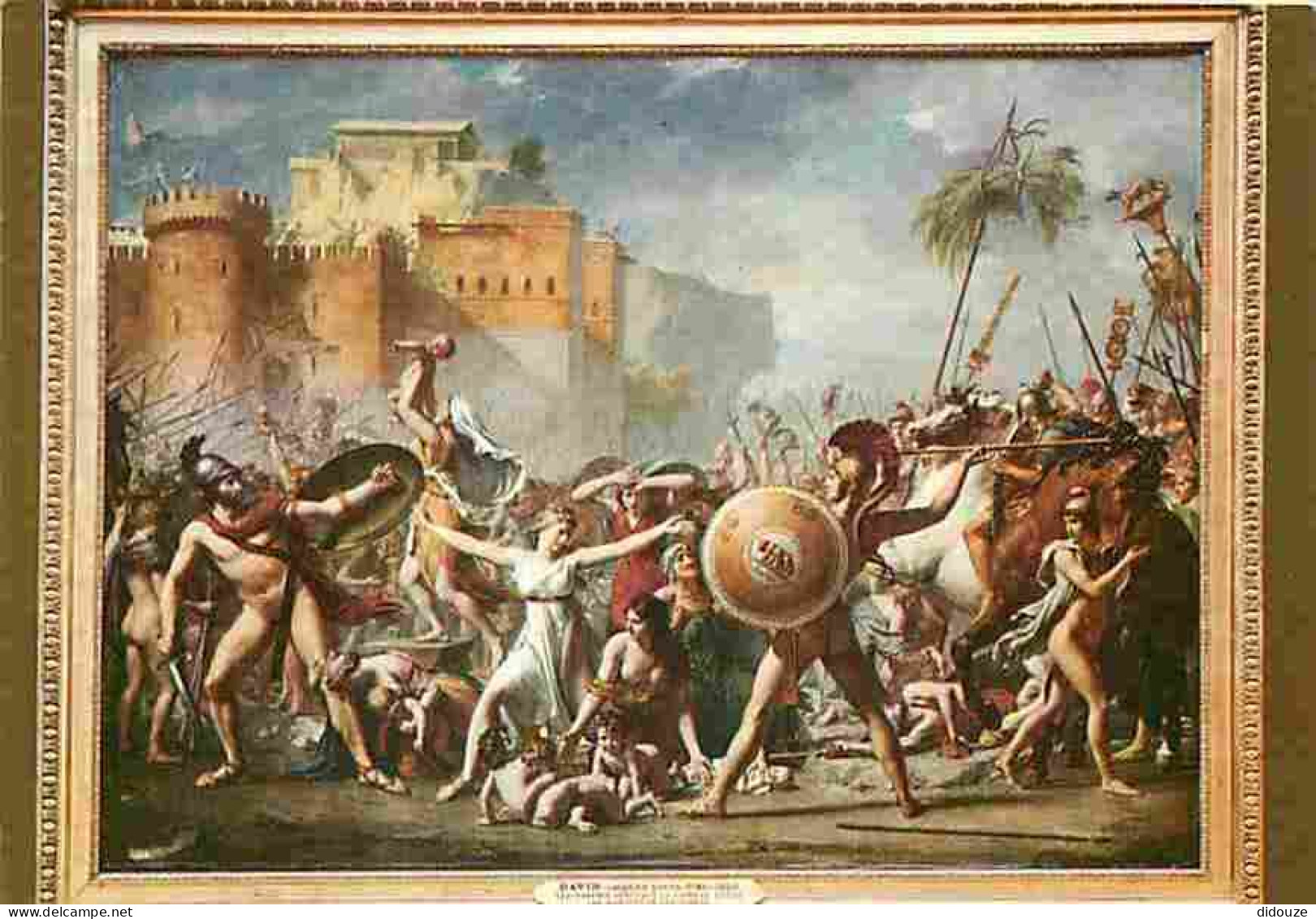 Art - Peinture - Jacques Louis David - Les Sabines - CPM - Voir Scans Recto-Verso - Paintings