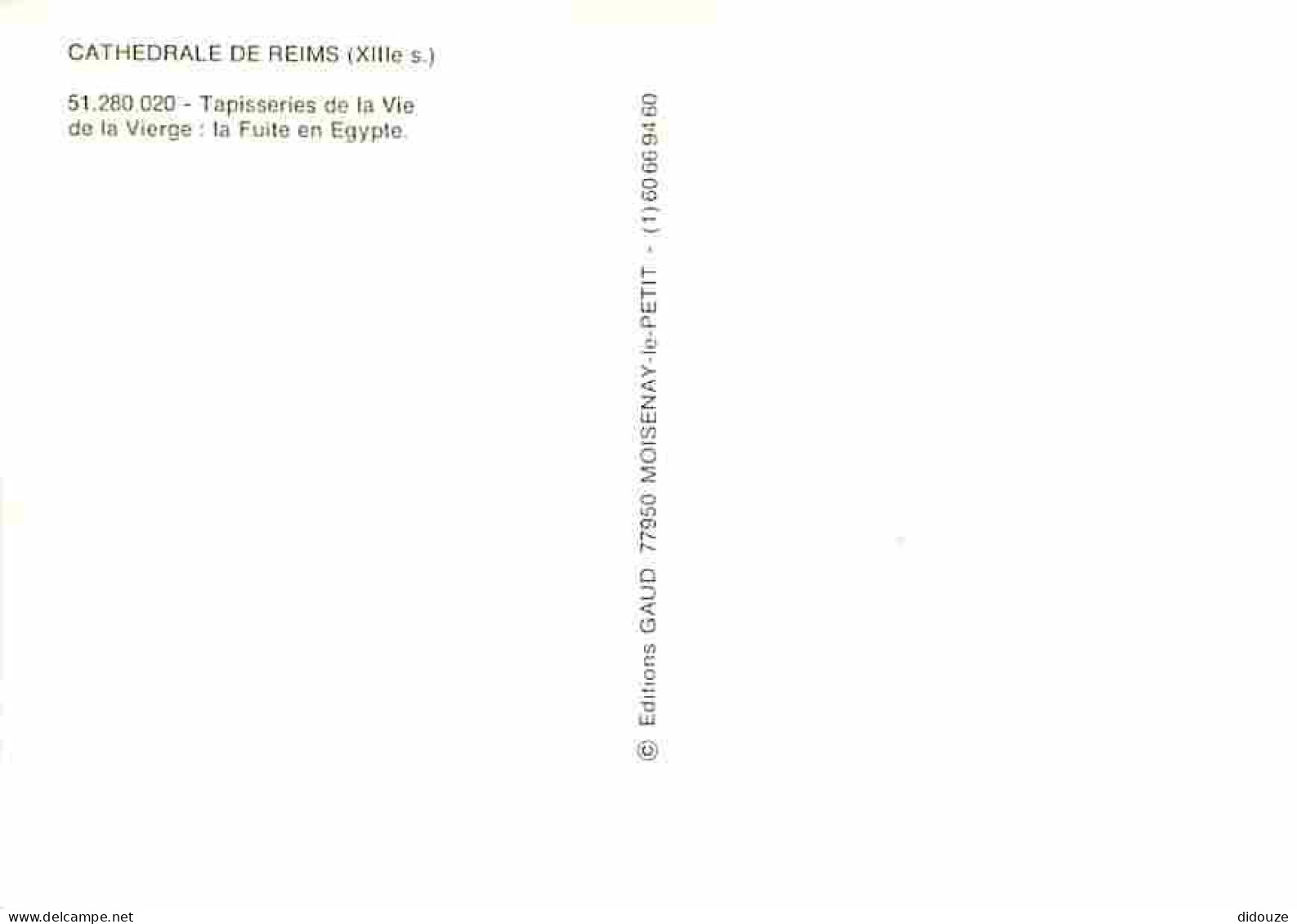 Art - Tapisserie Religieuse - Cathédrale De Reims - Tapisseries De La Vie De La Vierge - La Fuite En Egypte - CPM - Voir - Paintings, Stained Glasses & Statues