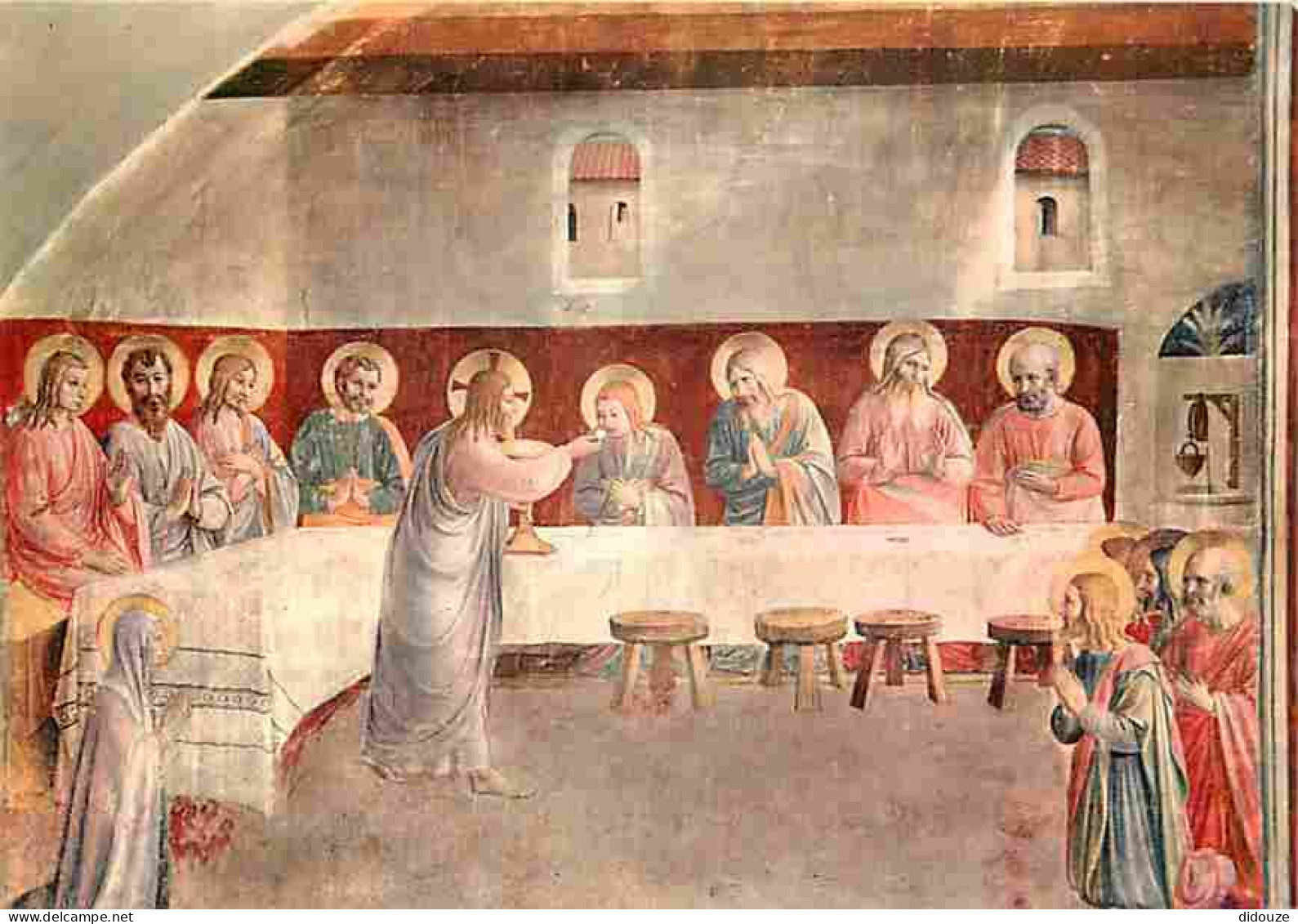 Art - Peinture Religieuse - Firenze - Museo S Marco - Le Souper Du Seigneur - CPM - Voir Scans Recto-Verso - Paintings, Stained Glasses & Statues