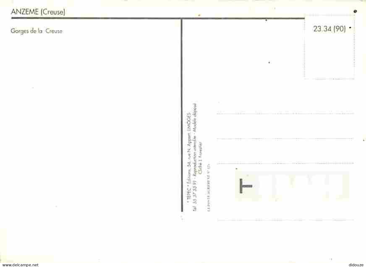 23 - Anzeme - Gorges De La Creuse - Multivues - Carte Neuve - CPM - Voir Scans Recto-Verso - Other & Unclassified