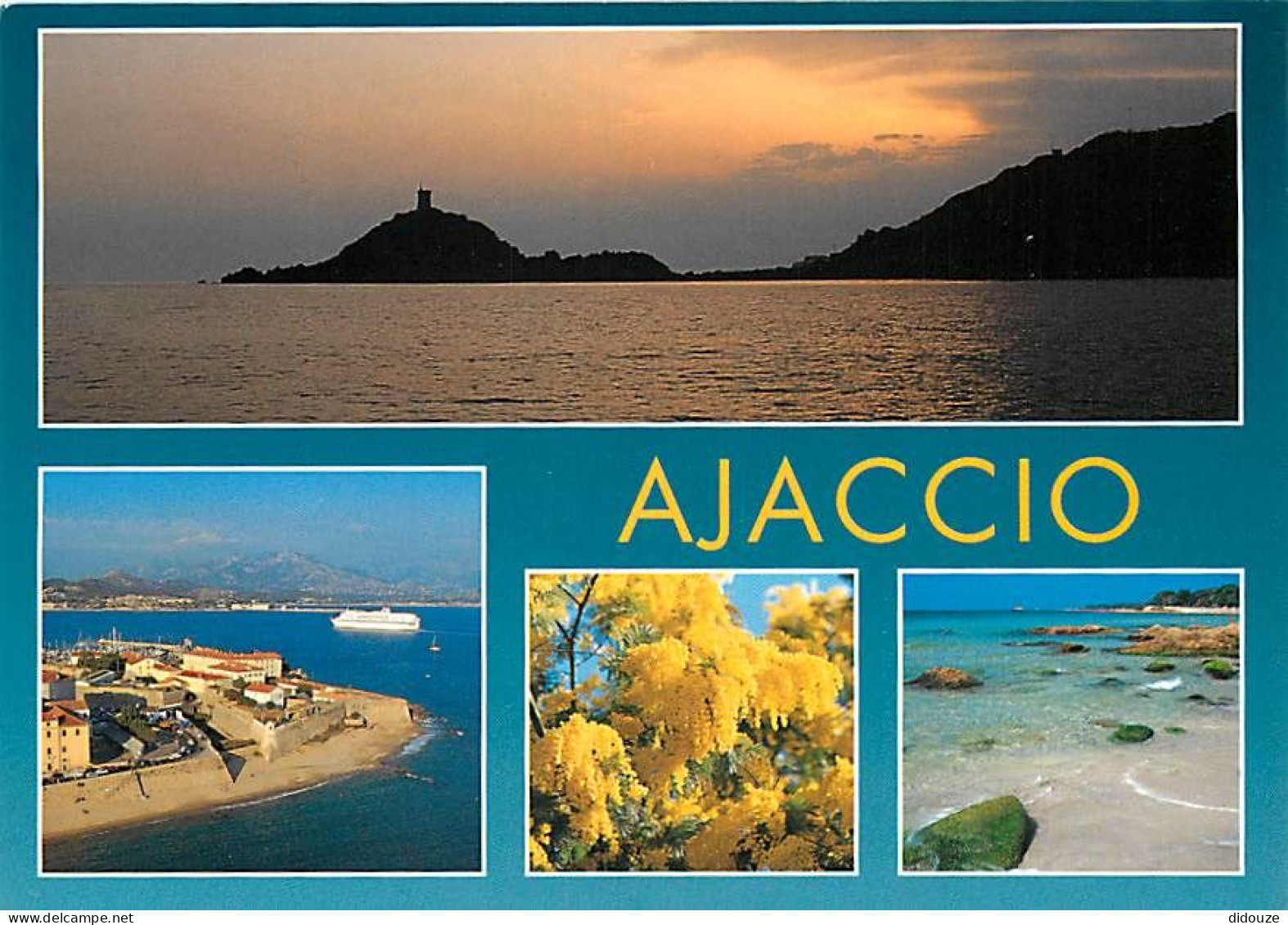 20 - Ajaccio - Multivues - Les Iles Sanguinaires, La Citadelle, La Plage De Barbicaggia - CPM - Voir Scans Recto-Verso - Ajaccio