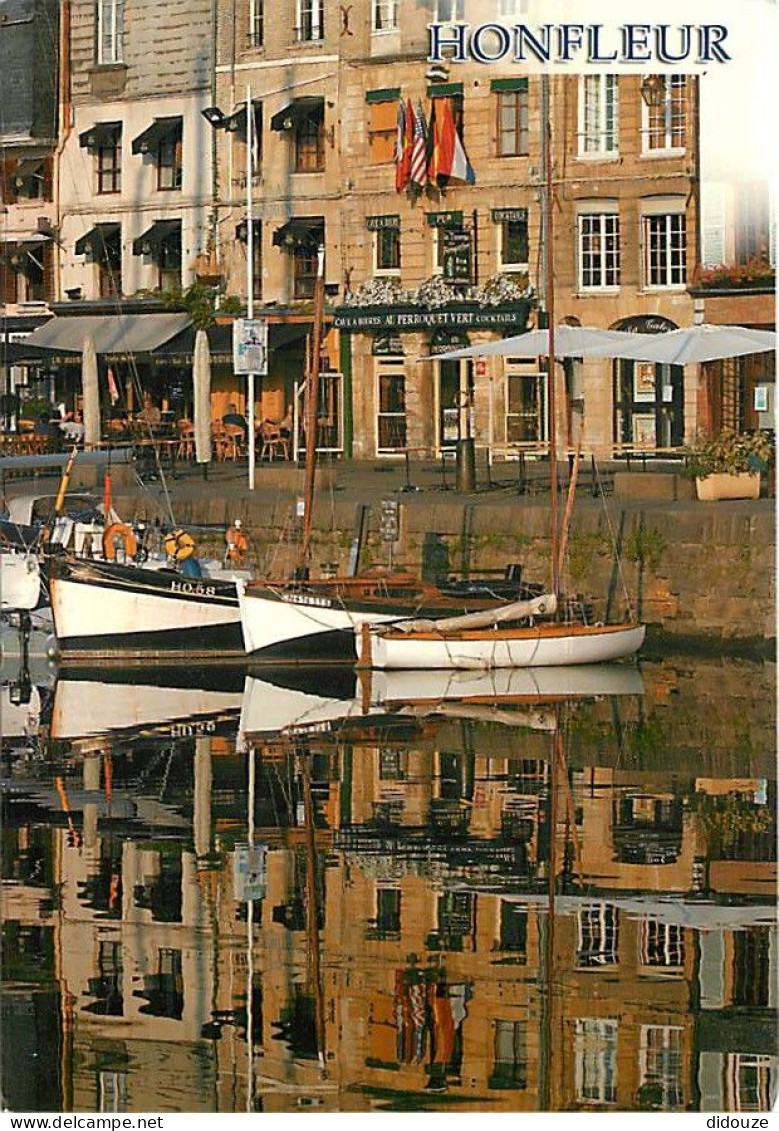 14 - Honfleur - Le Vieux Bassin Et Les Façades Typiques Du Quai Ste Catherine - CPM - Voir Scans Recto-Verso - Honfleur
