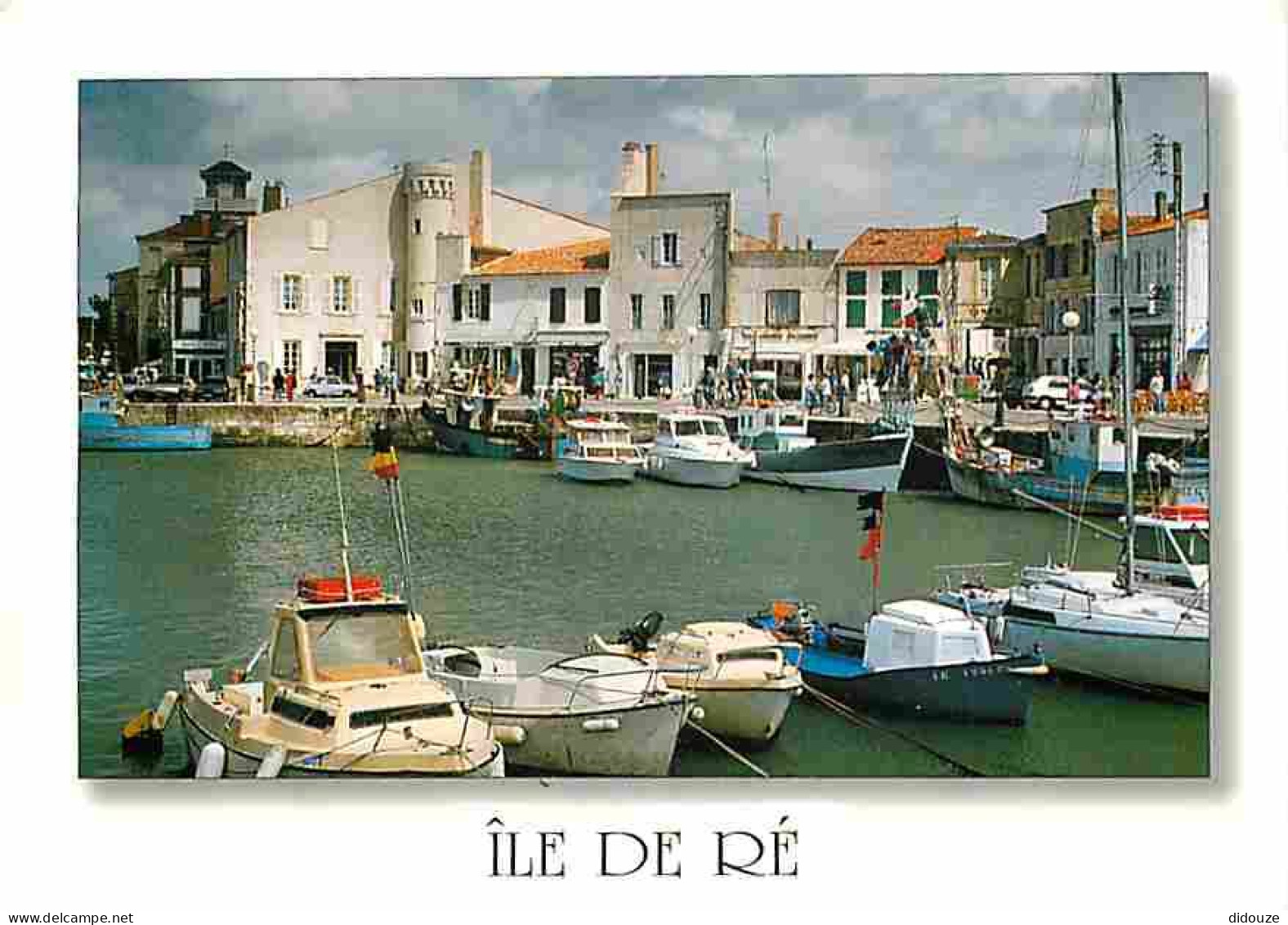 17 - Ile De Ré - Saint Martin De Ré - Le Port - Bateaux - Automobiles - Carte Neuve - CPM - Voir Scans Recto-Verso - Saint-Martin-de-Ré