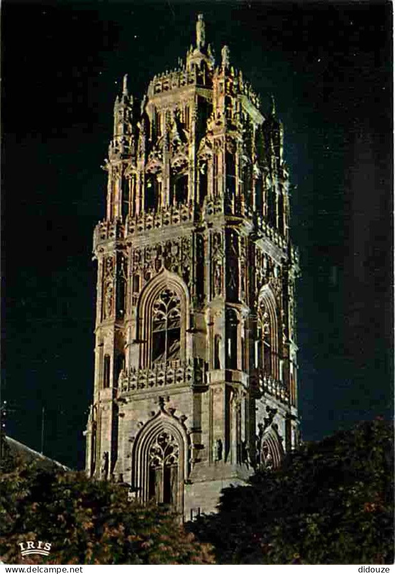 12 - Rodez - La Cathédrale Notre-Dame - La Tour - Vue De Nuit - Carte Neuve - CPM - Voir Scans Recto-Verso - Rodez