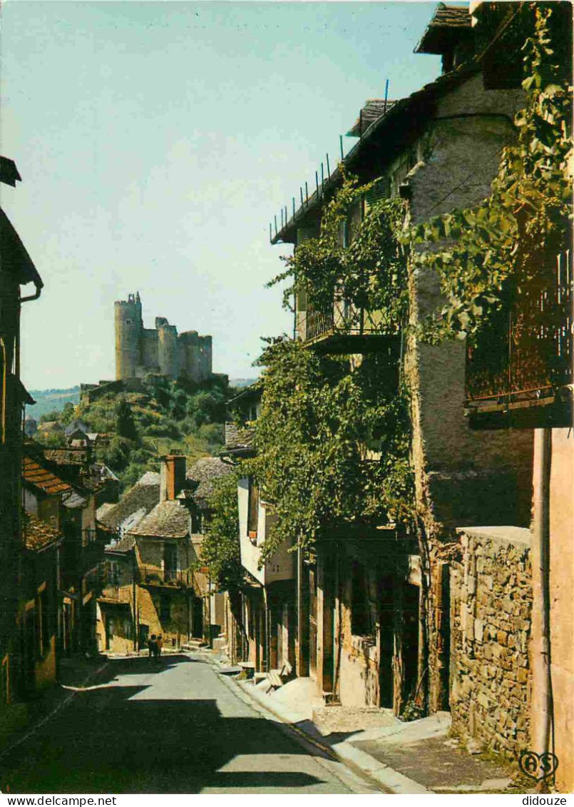 12 - Najac - Rue Du Bariou Dominée Par Le Château - CPM - Voir Scans Recto-Verso - Najac