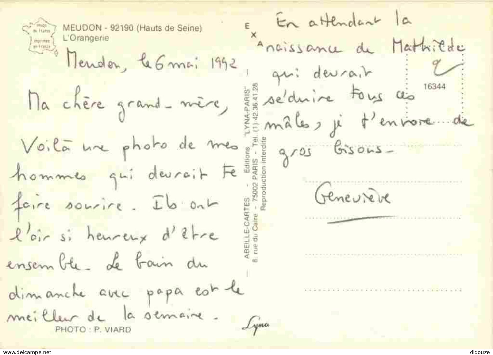 92 - Meudon - L'Orangerie - CPM - Voir Scans Recto-Verso - Meudon