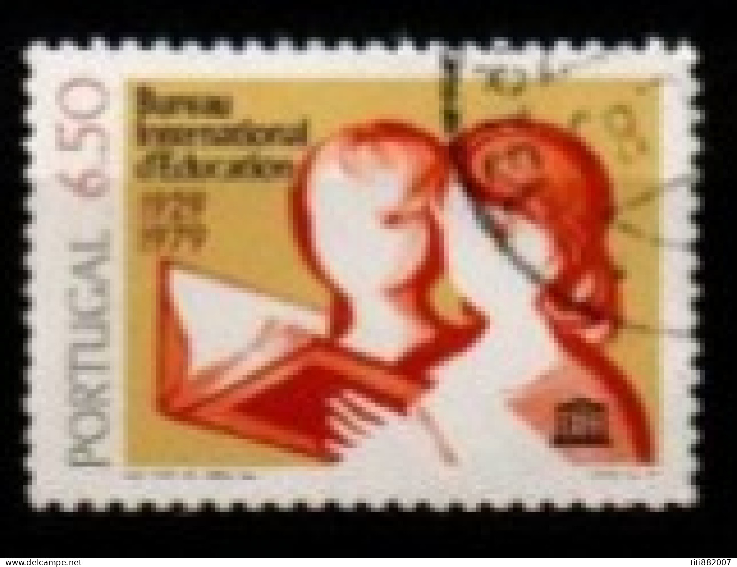 PORTUGAL    -   1979.    Y&T N° 1431 Oblitéré.   UNESCO   /   Lecture Des  Enfants - Used Stamps