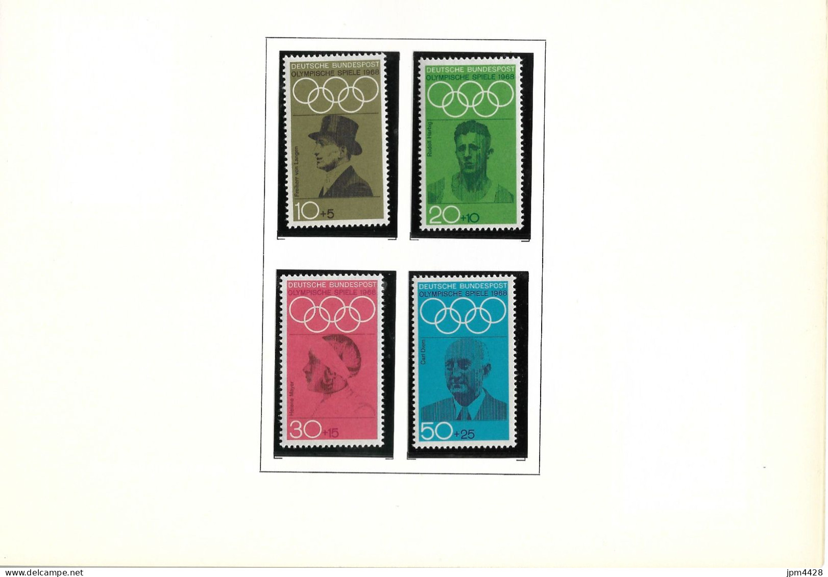 Allemagne  Facicule Jeux Olympiques 1968-1972 - 21 Timbres Et 3 Bloc Neufs ** - 12 Feuilles - Collections