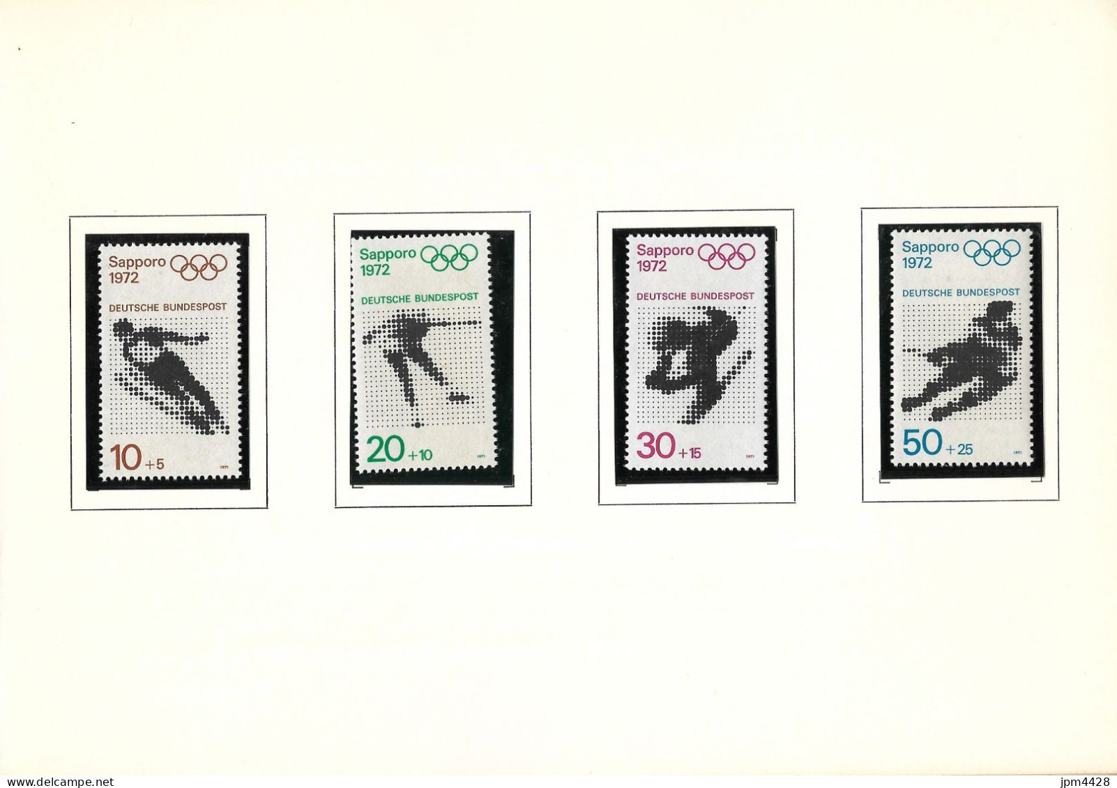 Allemagne  Facicule Jeux Olympiques 1968-1972 - 21 timbres et 3 bloc neufs ** - 12 feuilles