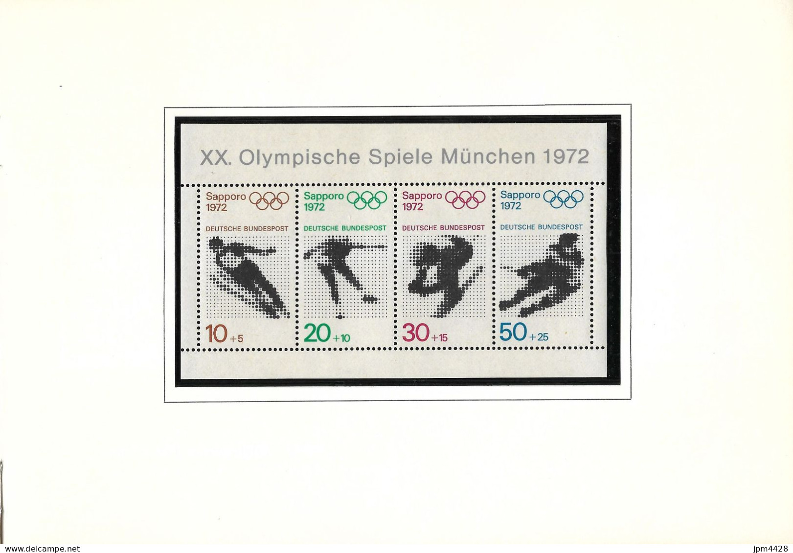 Allemagne  Facicule Jeux Olympiques 1968-1972 - 21 timbres et 3 bloc neufs ** - 12 feuilles
