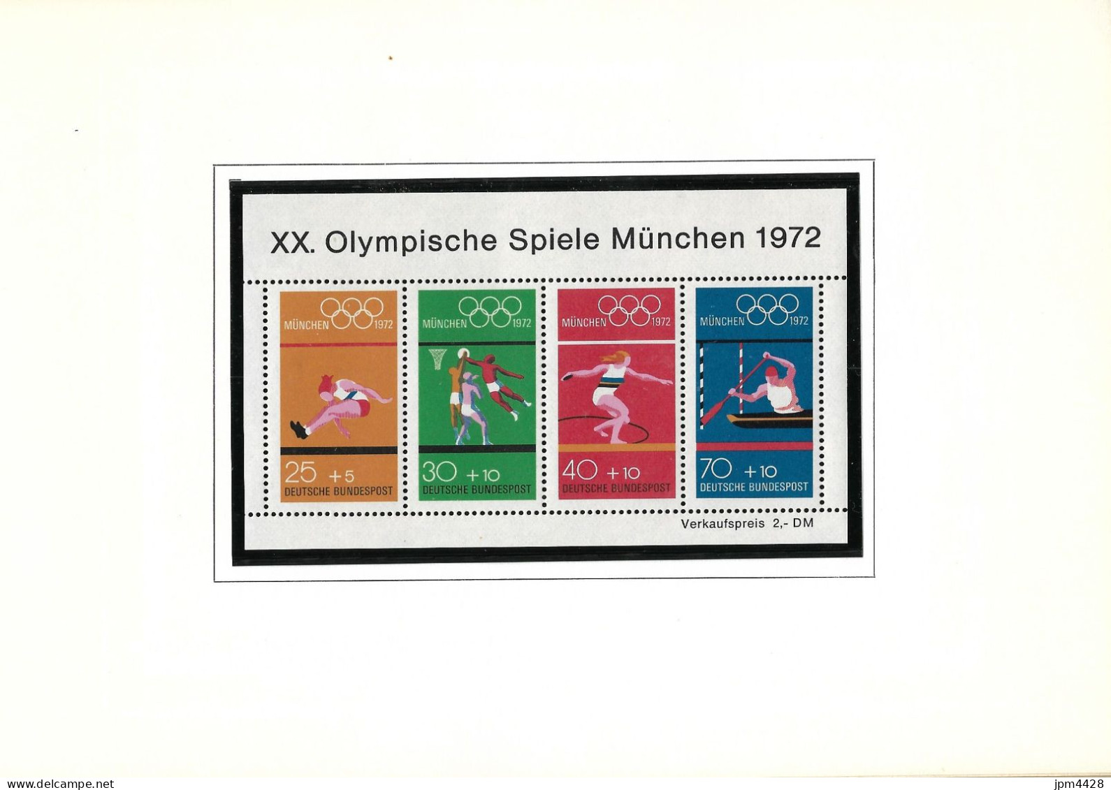 Allemagne  Facicule Jeux Olympiques 1968-1972 - 21 timbres et 3 bloc neufs ** - 12 feuilles