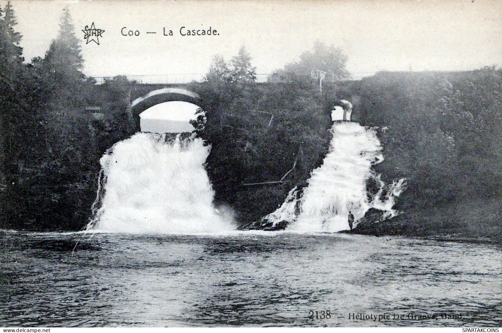 BELGIQUE CASCADE DE COO Province De Liège Carte Postale CPA Unposted #PAD149.A - Stavelot