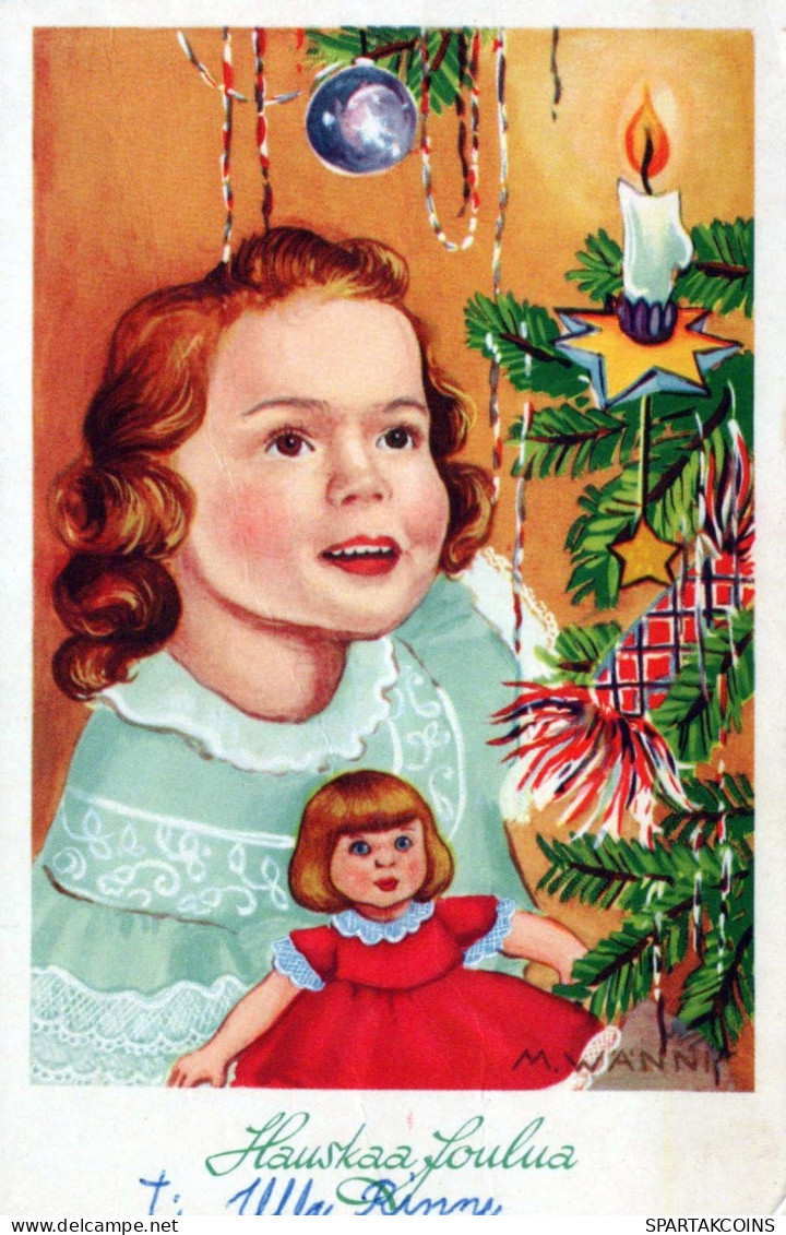 ENFANTS Portrait Vintage Carte Postale CPSMPF #PKG852.A - Portraits