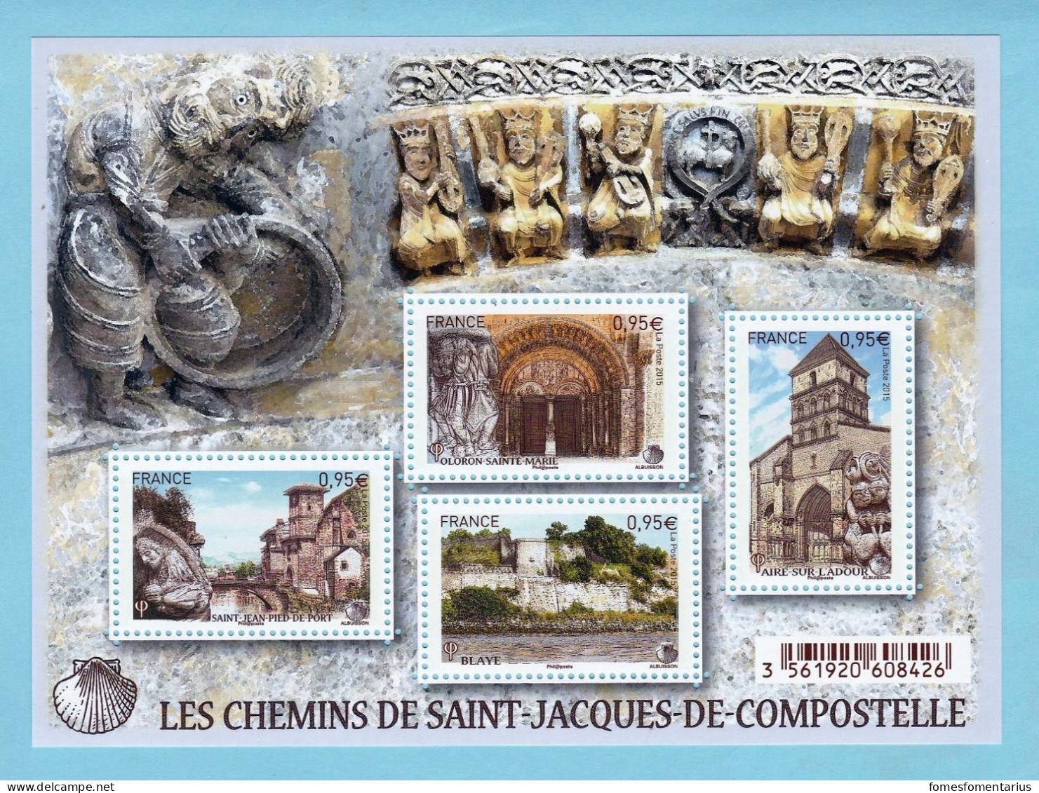 N° F 4949  Neuf ** TTB Les Chemins De Saint Jacques De Compostelle Tirage 825  000 Exemplaires - Unused Stamps