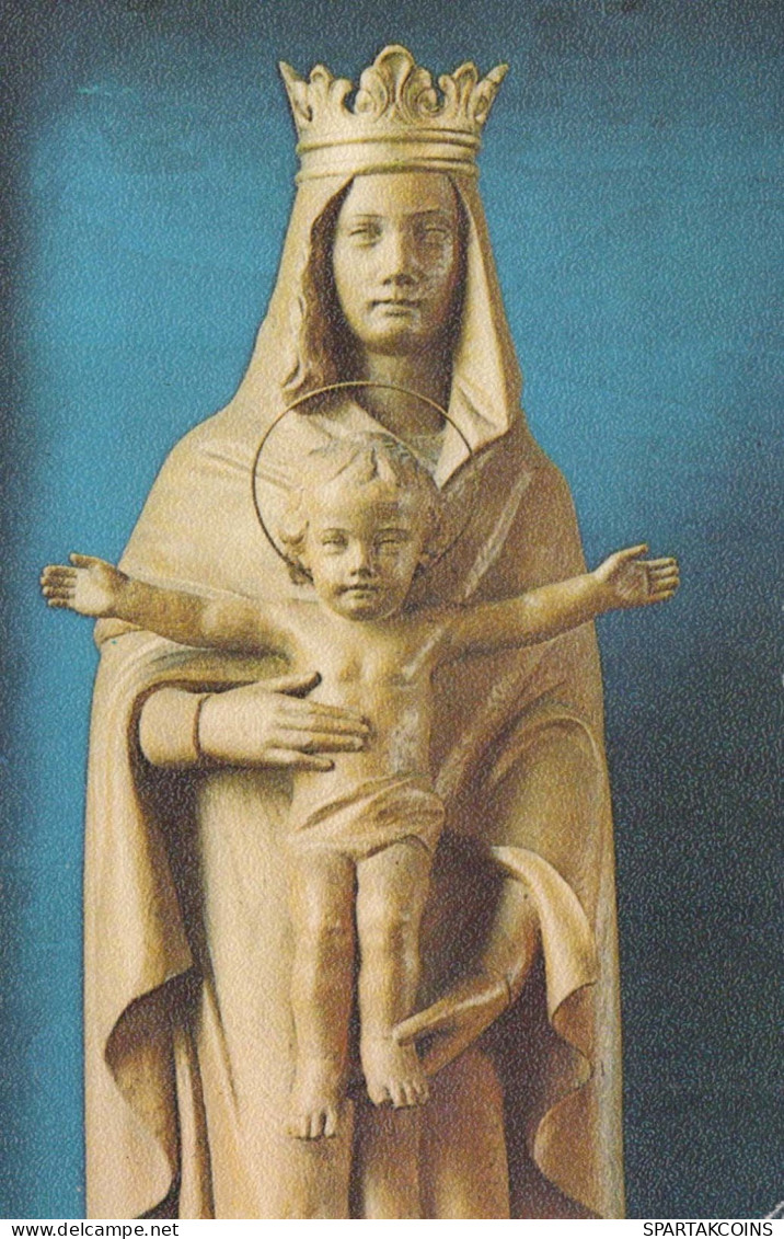 Jungfrau Maria Madonna Christentum Vintage Ansichtskarte Postkarte CPSMPF #PKD099.A - Vierge Marie & Madones