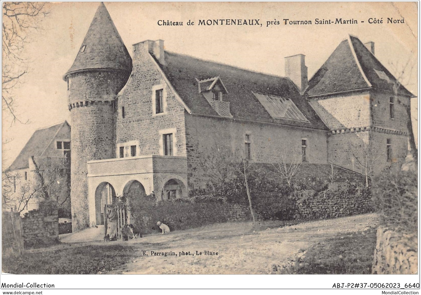 ABJP2-36-0135 - Chateau De Monteneaux - Pres TOURNON-SAINT-MARTIN - Cote Nord - Autres & Non Classés