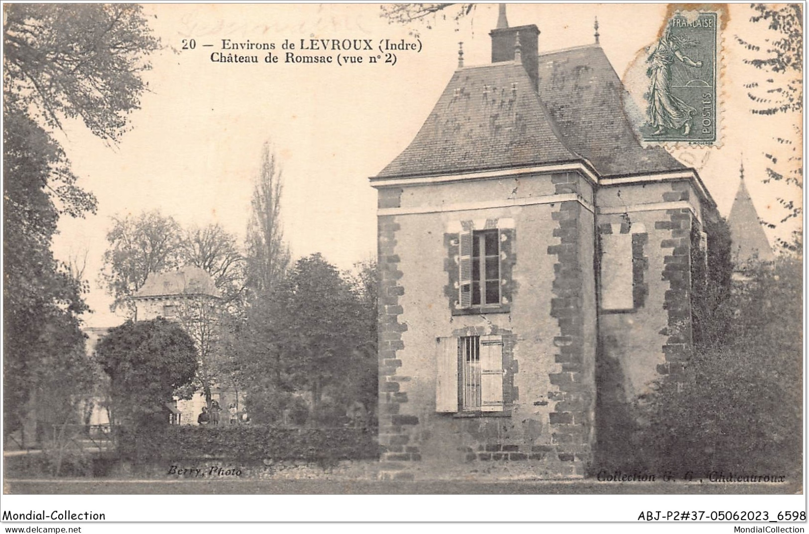 ABJP2-37-0114 - Environs De LEVROUX - Chateau De Romsac - Autres & Non Classés