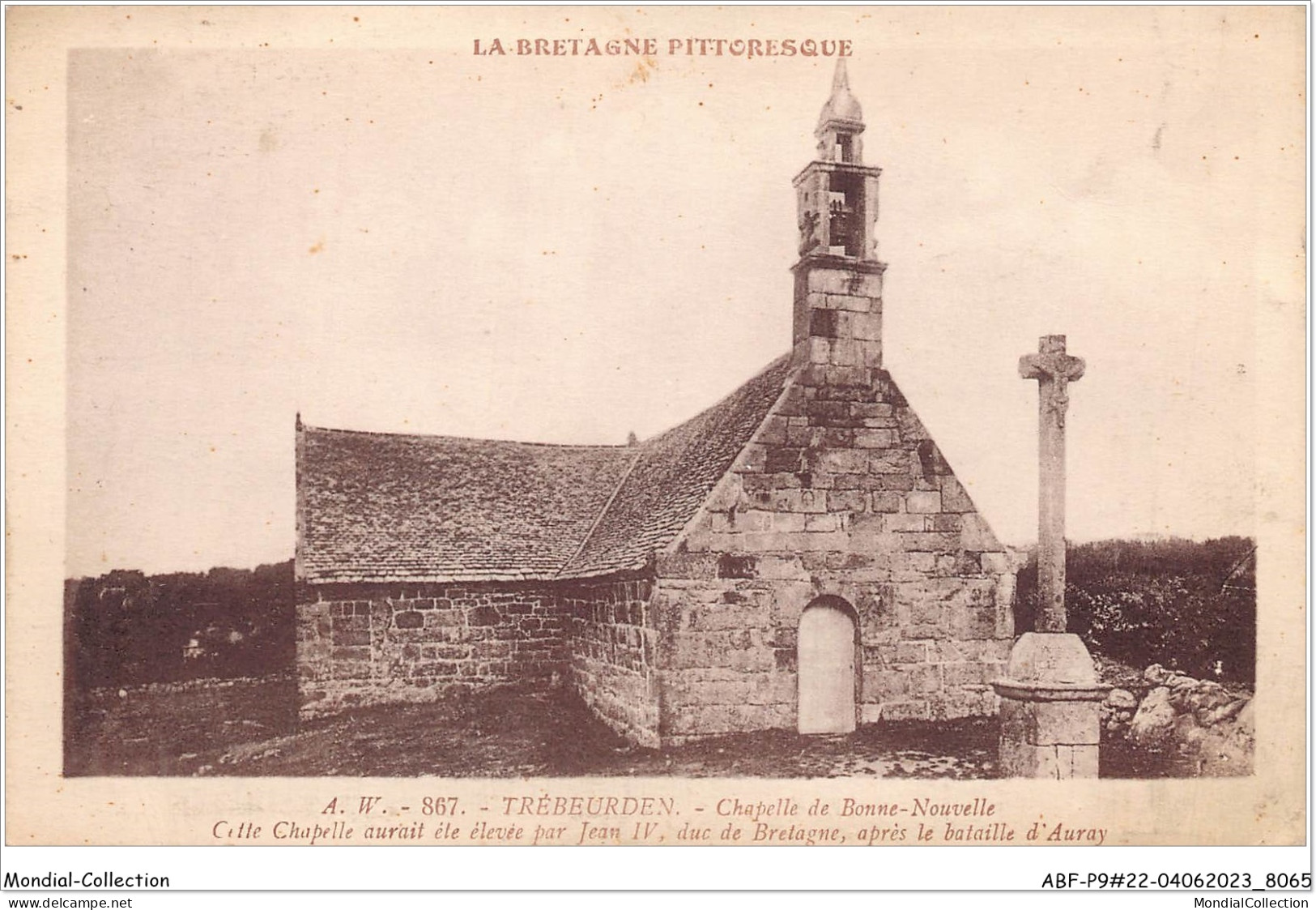 ABFP9-22-0739 - TREBEURDEN - La Chapelle De Bonne Nouvelle  - Trébeurden