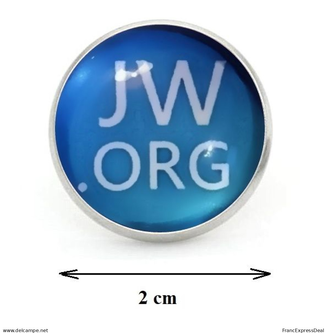 Pin's NEUF En Métal Et Verre Pins - JW.ORG Jehovah's Witnesses (Réf 3) - Associations