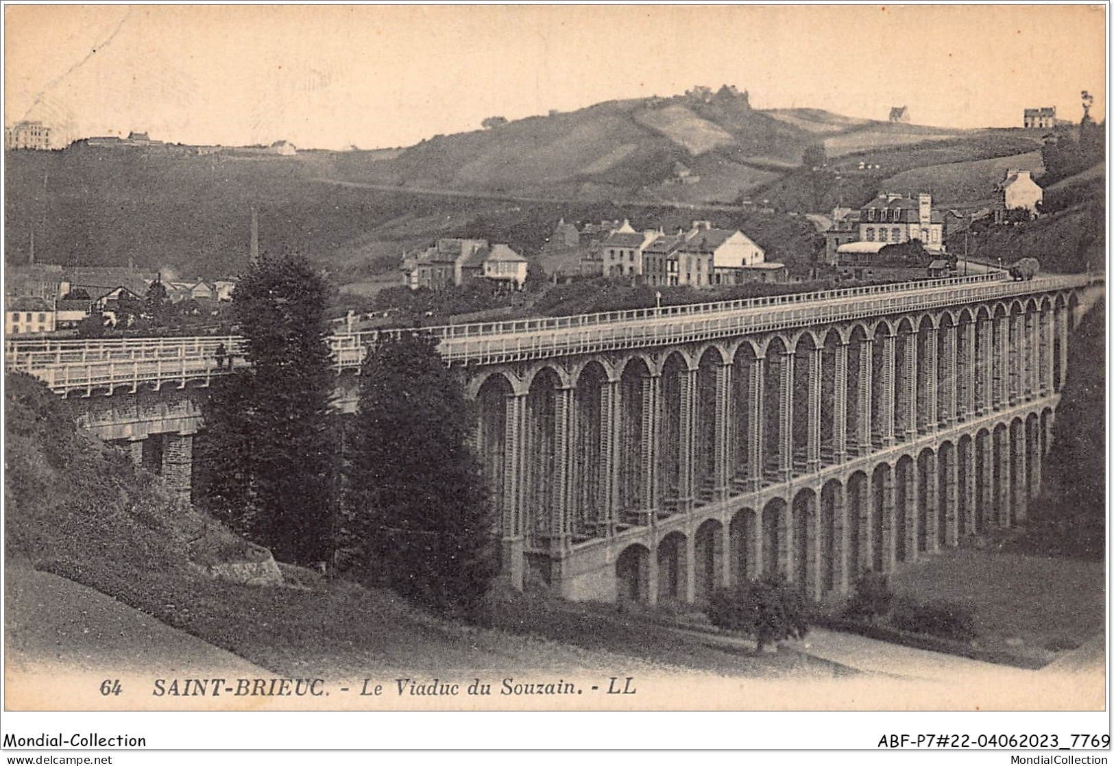 ABFP7-22-0591 - SAINT-BRIEUC - Le Viaduc Du Souzain  - Saint-Brieuc