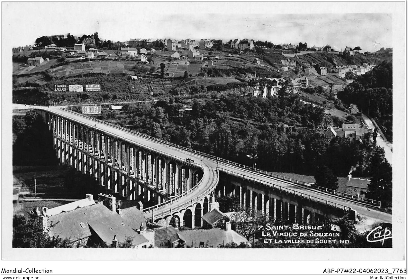 ABFP7-22-0588 - SAINT-BRIEUC - Le Viaduc De Sauzain - Et La Vallee Du Gouet  - Saint-Brieuc