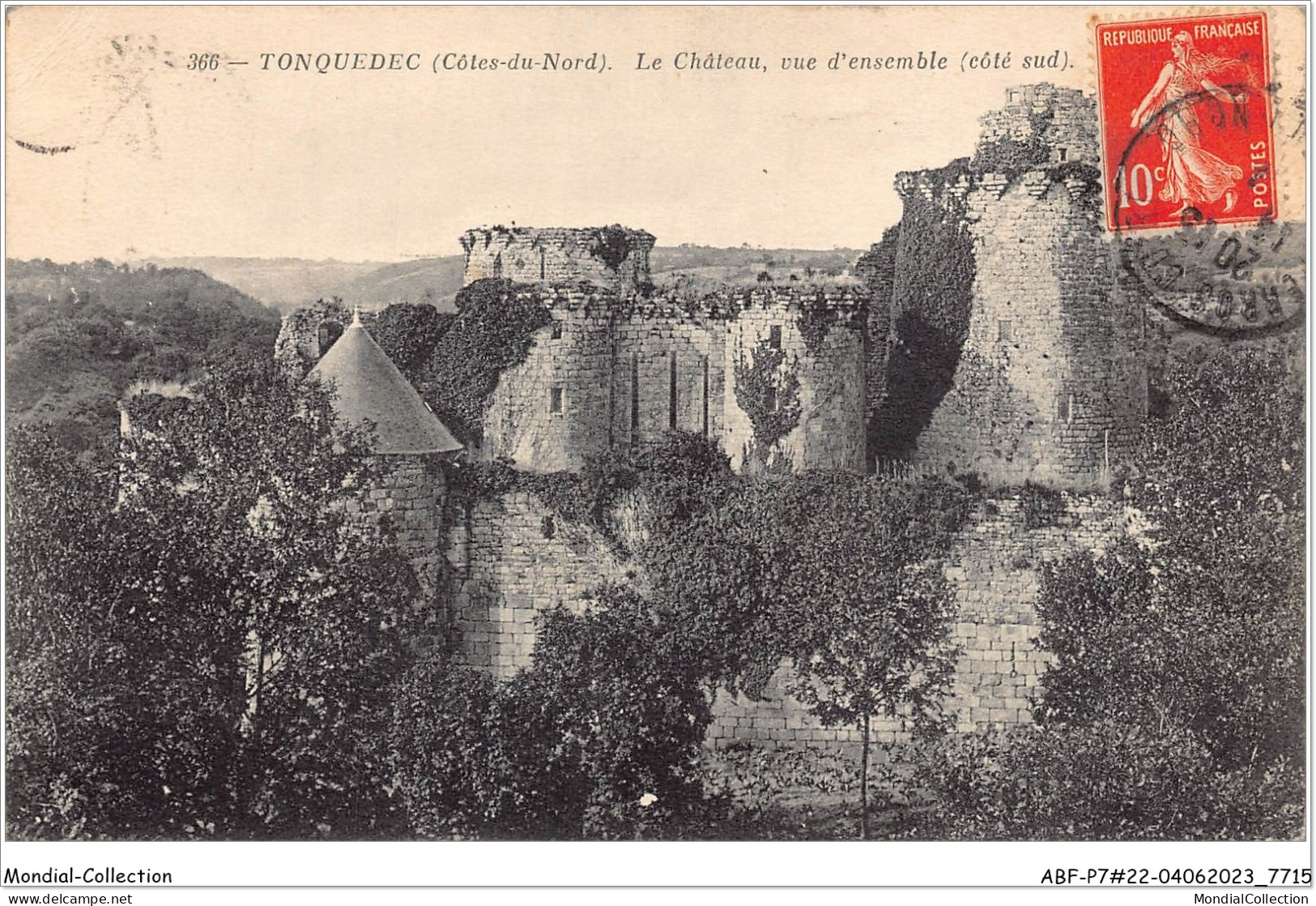 ABFP7-22-0564 - TONQUEDEC - Le Chateau -Vue D'Ensemble  - Tonquédec