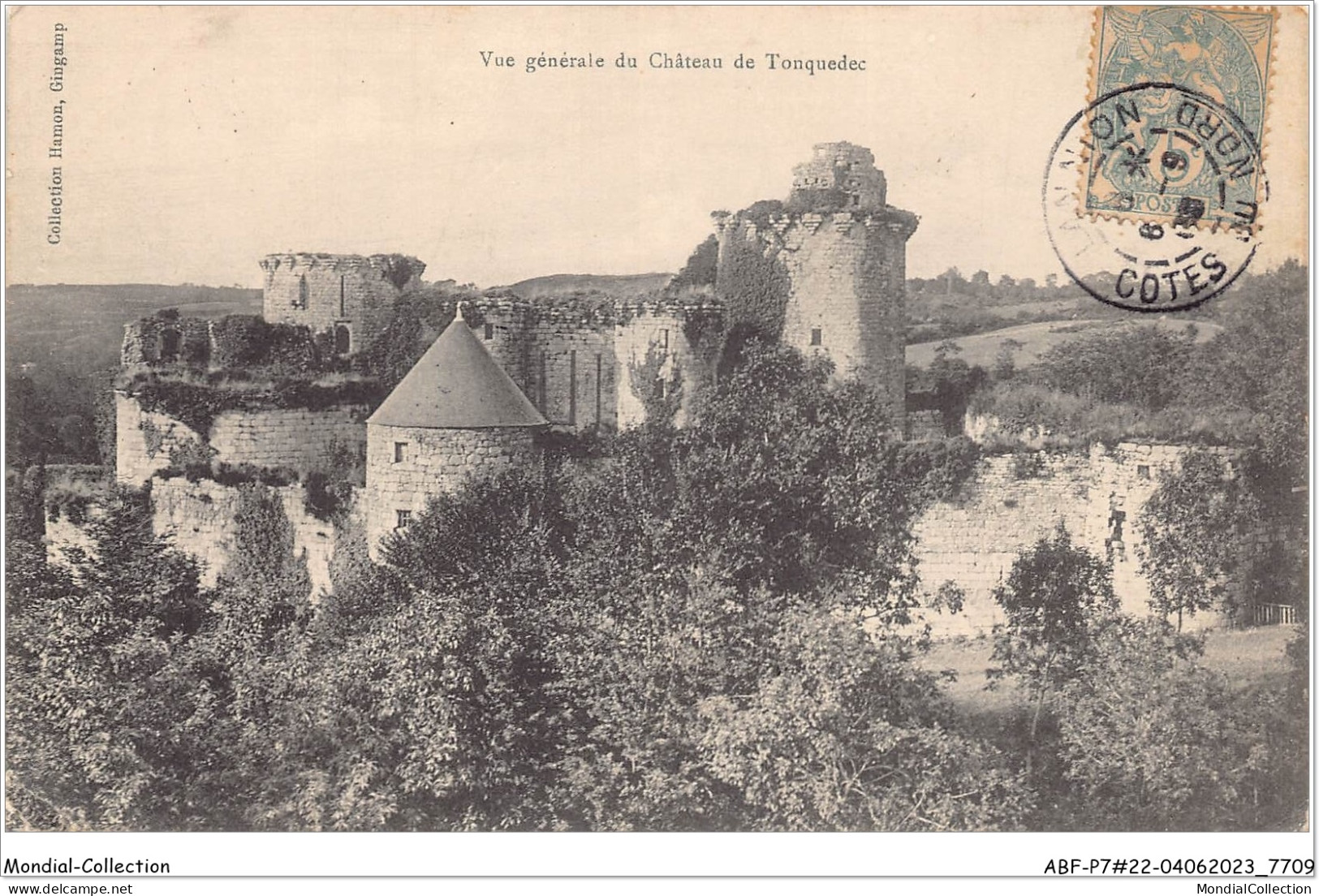 ABFP7-22-0561 - TONQUEDEC - Vue Generale Du Chateau De TONQUEDEC - Tonquédec