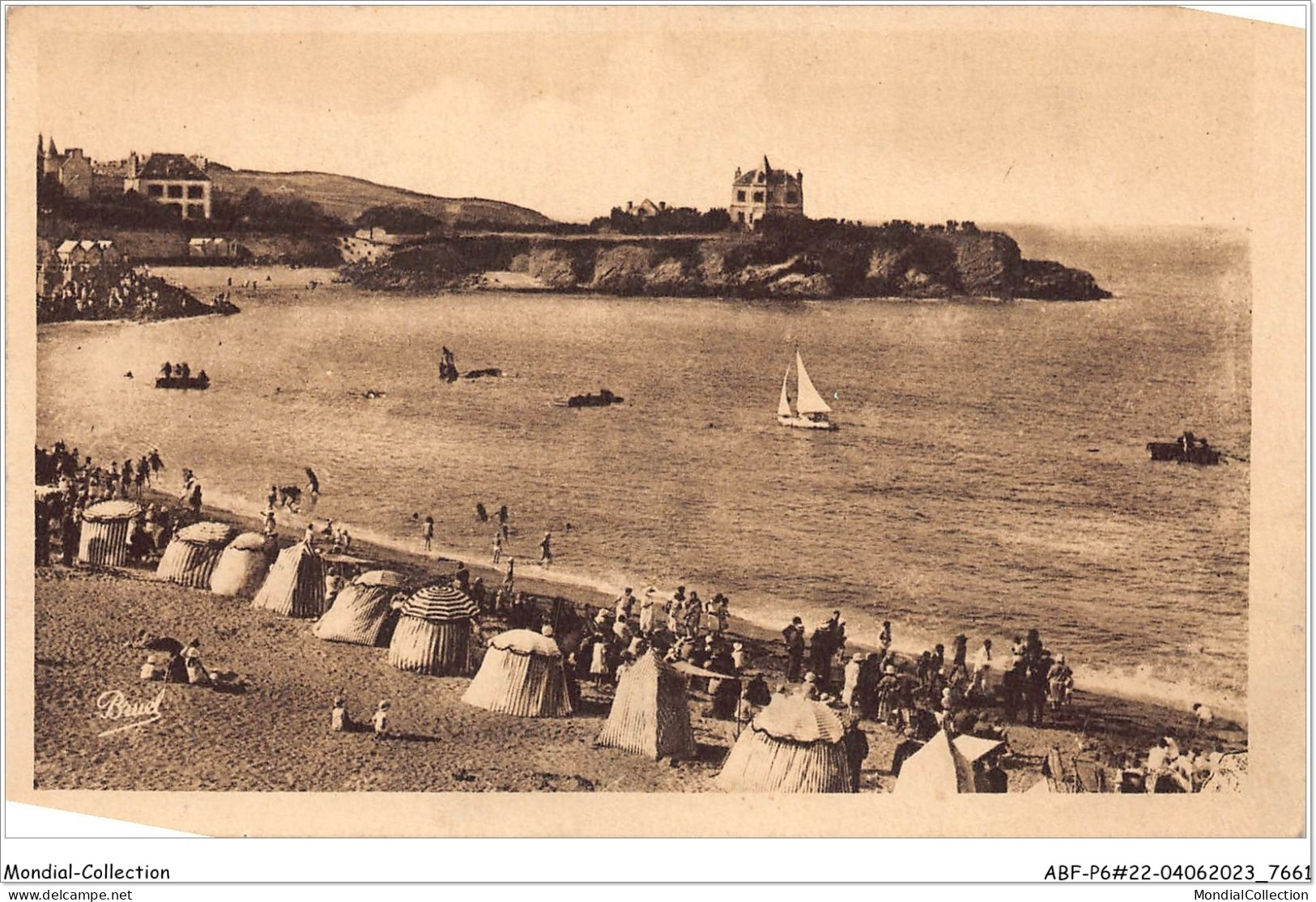 ABFP6-22-0537 - SAINT-QUAY-PORTRIEUX - La Plage Et La Pointe De L'Isnin - Saint-Quay-Portrieux