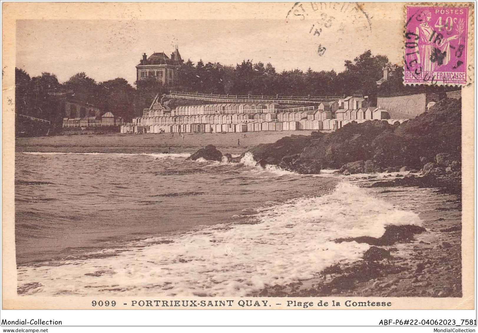 ABFP6-22-0496 - SAINT-QUAY-PORTRIEUX - Plage De La Comtesse  - Saint-Quay-Portrieux