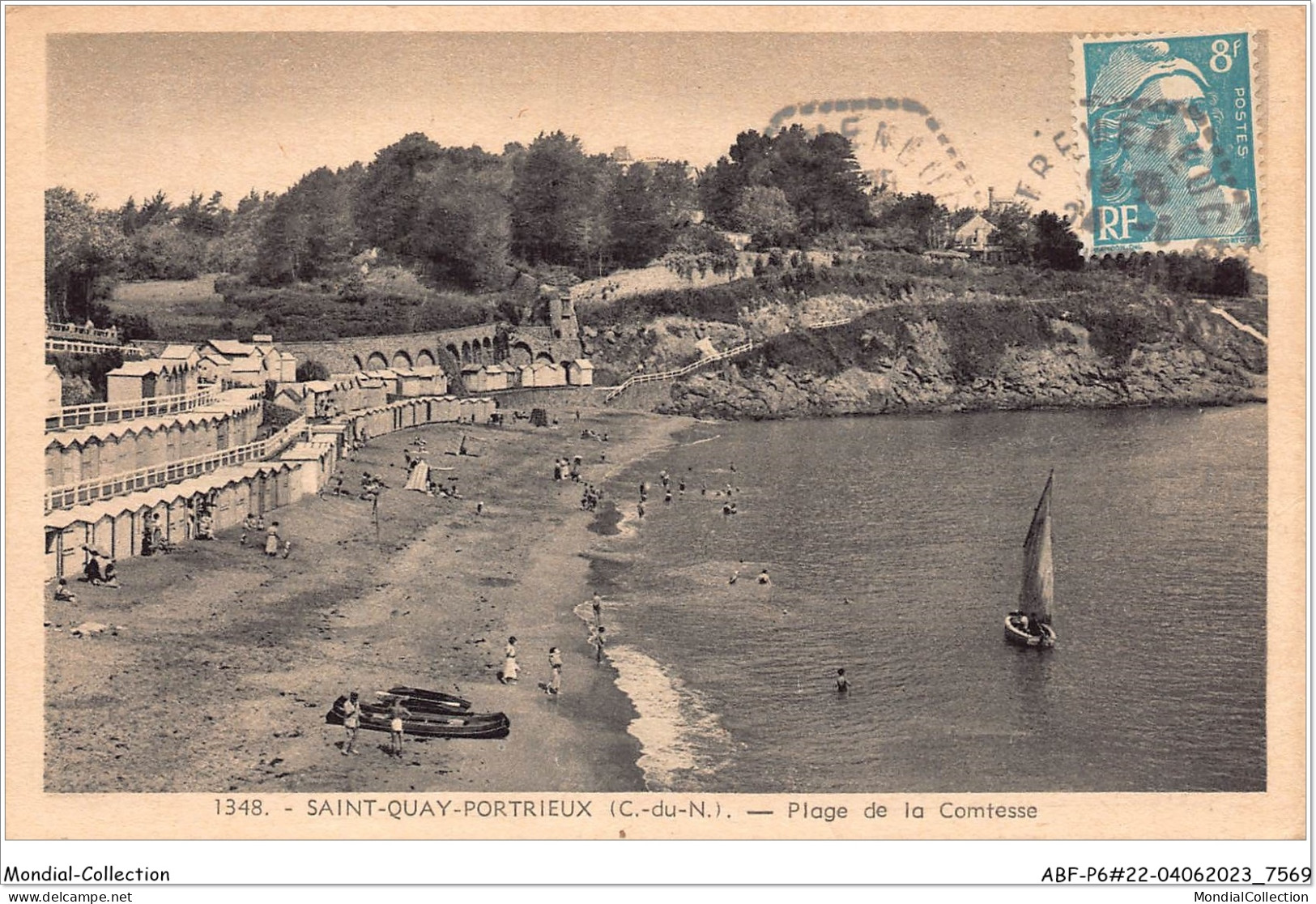 ABFP6-22-0490 - SAINT-QUAY-PORTRIEUX - Plage De La Comtesse - Saint-Quay-Portrieux