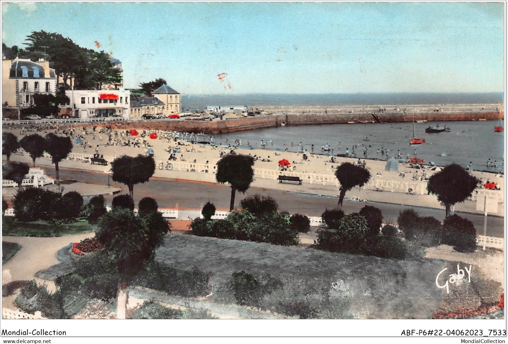 ABFP6-22-0472 - SAINT-QUAY-PORTRIEUX - La Plage Et Les Jetees - Saint-Quay-Portrieux