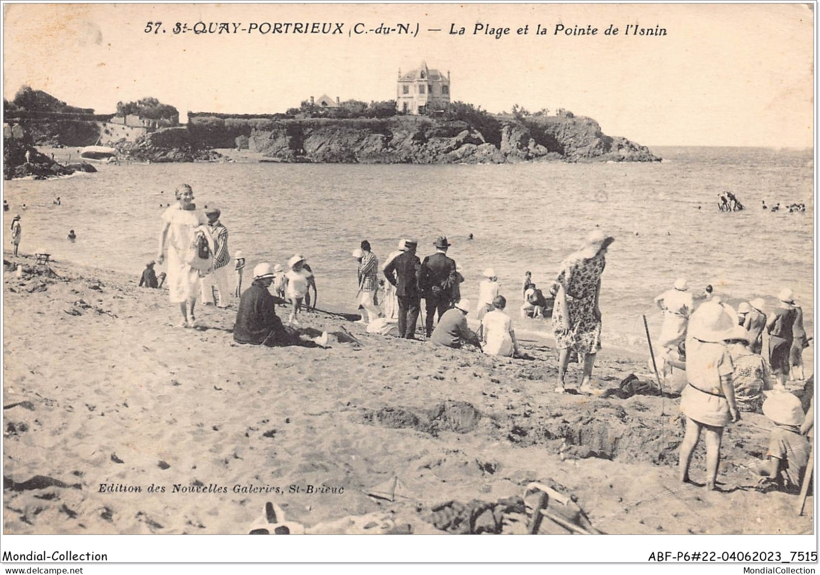 ABFP6-22-0463 - SAINT-QUAY-PORTRIEUX - La Plage Et La Pointe De L'Isnin  - Saint-Quay-Portrieux
