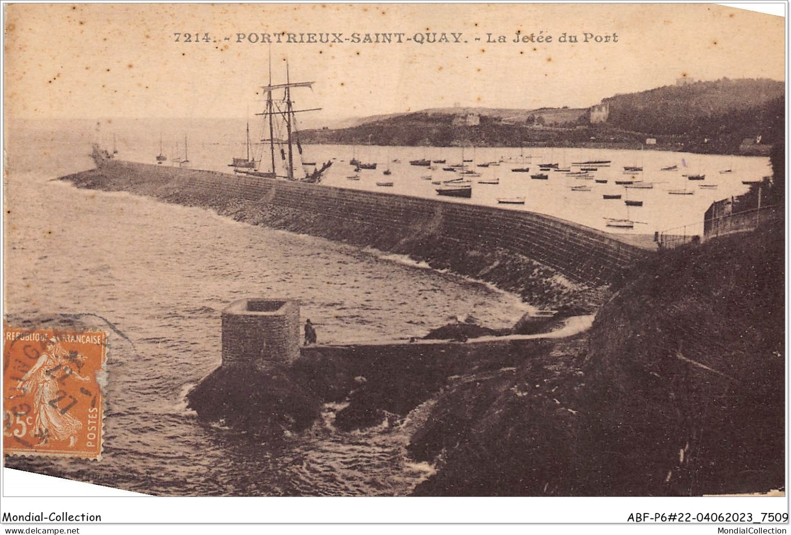 ABFP6-22-0460 - SAINT-QUAY-PORTRIEUX - Le Jetee Du Port  - Saint-Quay-Portrieux