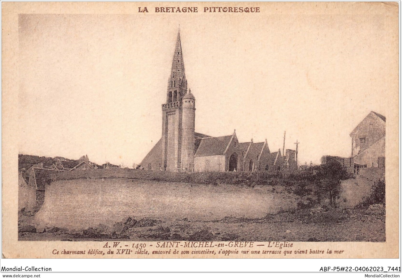 ABFP5-22-0426 - SAINT-MICHEL-EN-GREVE - L'Eglise  - Saint-Michel-en-Grève