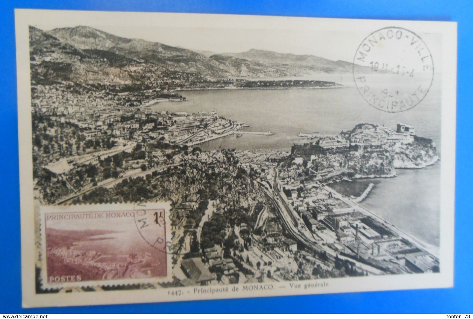 CARTE MAXIMUM DE MONACO DE 1948 ??? - Maximum Cards