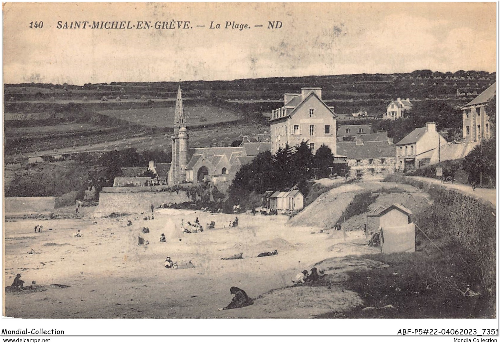 ABFP5-22-0381 - SAINT-MICHEL-EN-GREVE - La Plage  - Saint-Michel-en-Grève