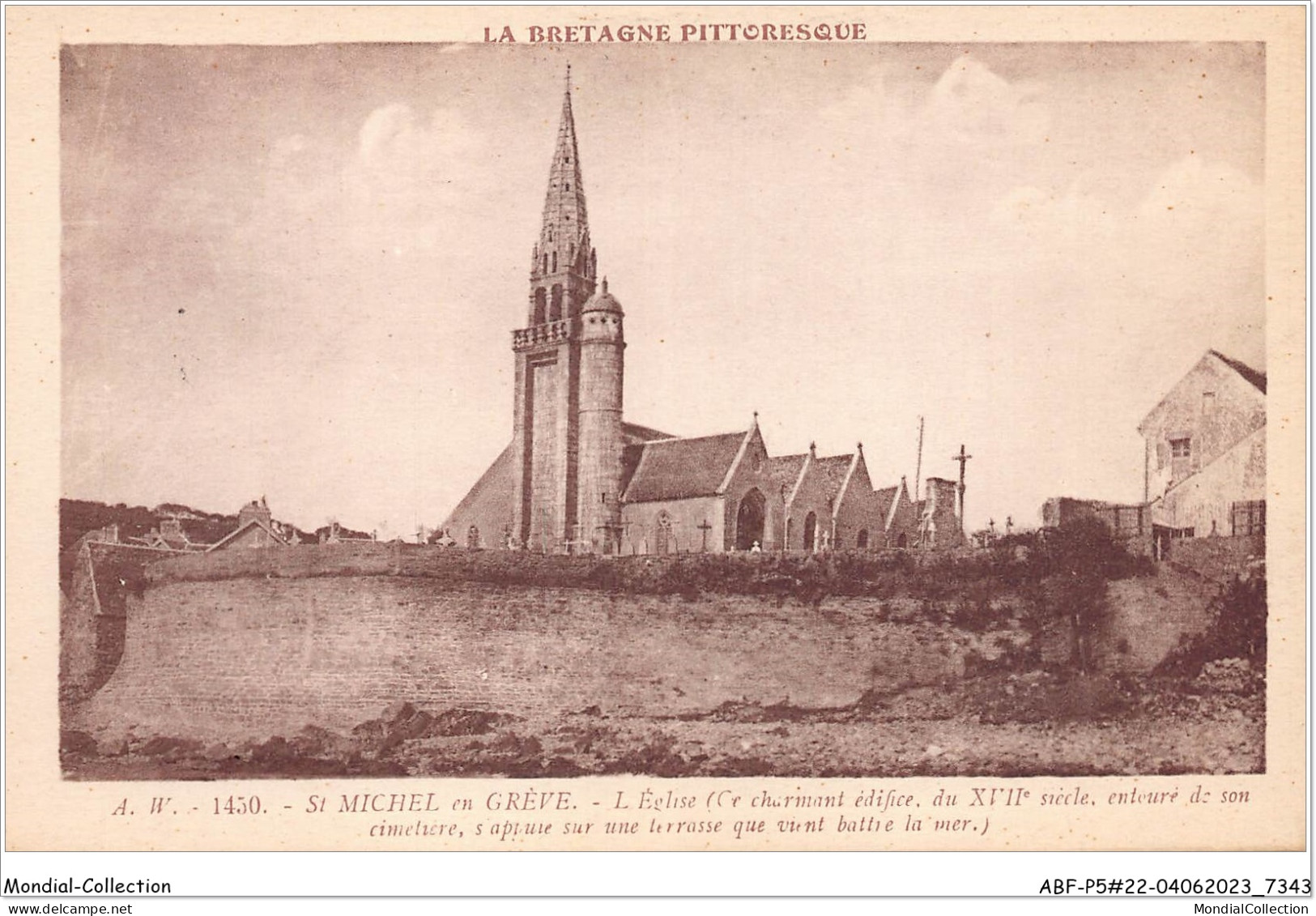 ABFP5-22-0377 - SAINT-MICHEL-EN-GREVE - L'Eglise  - Saint-Michel-en-Grève